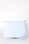 Logolu Kapitone Clutch Çanta