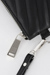 Logolu Kapitone Clutch Çanta