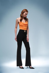 Metal Gold Logolu Hafif İspanyol Pantolon