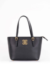 Metal Logo Detaylı Tote Çanta