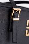 Metal Logo Detaylı Tote Çanta