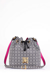 Monogram Desenli Bucket Çanta