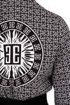 Monogram Desenli Saten Ceket