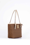 Monogram Desenli Tote Çanta
