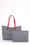 Monogram Desenli Yavrulu Tote Çanta
