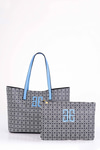 Monogram Desenli Yavrulu Tote Çanta