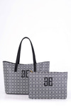 Monogram Desenli Yavrulu Tote Çanta