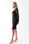 Payet Dantelli Mini Elbise
