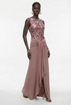Payet Halter Yaka Elbise