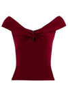 Prenses Yaka Burgu Detaylı Bluz 15623