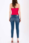 Püskül Paça 5 Cep Jean Pantolon