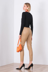 Suni Deri Skinny Pantolon
