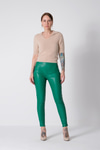 Suni Deri Skinny Pantolon