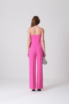 Taşlı Broşlu Aller Drape Detaylı Bol Paça Şık Tulum
