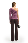 Tek Omuz Drapeli Bluz