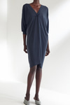 V Yaka Oversize Elbise