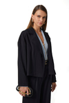 Yakalı Oversize Şık Ceket