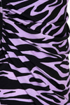 Zebra Desenli Elbise