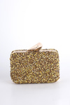 Zincir Detaylı Clutch Çanta