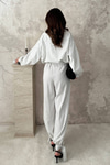 Off-white striped two-piece set