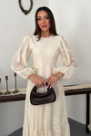 Off-White Lace Dress