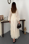 Off-White Lace Dress