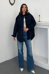 Navy Gabardine Shirt