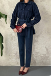 Navy Gabardine Suit