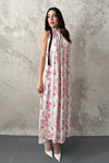 Pink Floral Pattern Dress