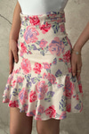 Pink Floral Skirt
