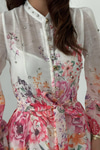 Pink Embellished Floral Dress