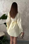 Yellow Two-Piece Set With Belt