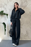 Black Front Zip Scuba Suit