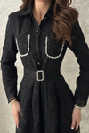 Black Dress with Stones
