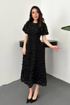 Wholesale Black Rose Dress