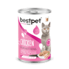 Bestpet Yavru Kediler İçin, Taze Tavuk Parça Etli Ve Sütlü Yaş Mama 400 gr