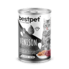 Bestpet Yetişkin Kediler İçin, Taze Geyik Parça Etli Ve Soslu Yaş Mama 400 gr