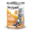 Bestpet Yetişkin Kediler İçin, Taze Tavuk Parça Etli Ve Soslu Yaş Mama 400 gr