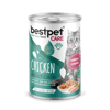 Bestpet Yetişkin Kediler İçin Tüy Yumağı Kontrolü Sağlayan Tavuk Eti Parçalı ve Soslu Mama 400 gr
