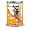 Bestpet Yetişkin Köpekler İçin, Taze Tavuk Parça Etli Ve Soslu Yaş Mama 400 gr