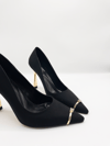 Axel Saten Stiletto Siyah