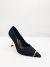 Axel Saten Stiletto Siyah