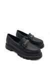 Bandela Kalın Taban Loafer Siyah