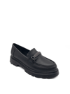 Bandela Kalın Taban Loafer Siyah