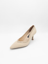Eliana Stiletto Saten Krem