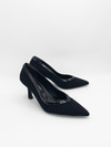 Eliana Stiletto Saten Siyah