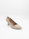 Fayrena Stiletto Vegan Deri Krem