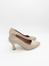 Fayrena Stiletto Vegan Deri Krem