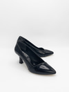 Fayrena Stiletto Vegan Deri Siyah