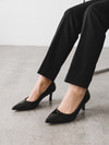 Gianna Stiletto Rugan Siyah